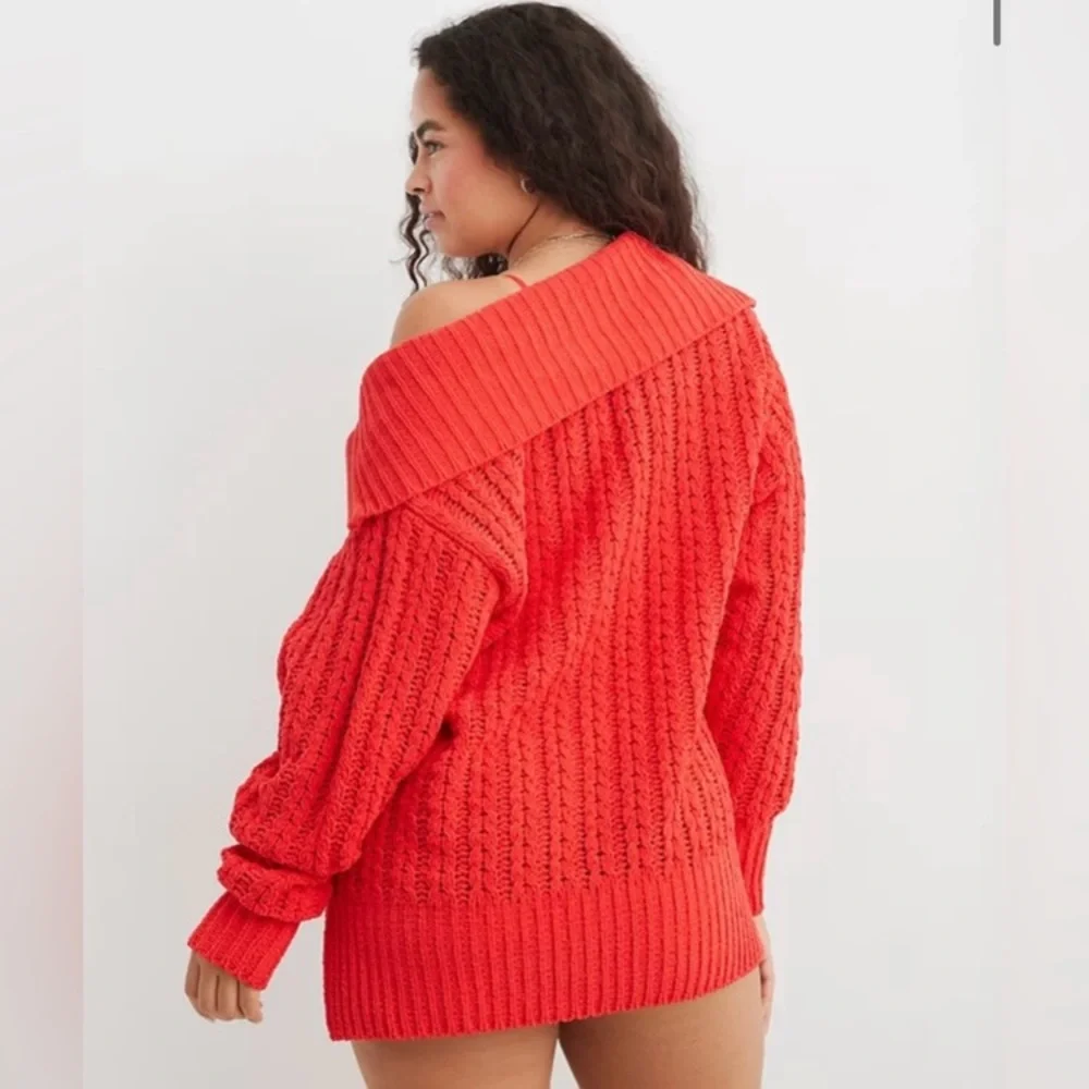 🐬Aerie Cable Car Quarter Zip Sweater - Picture 9 of 9